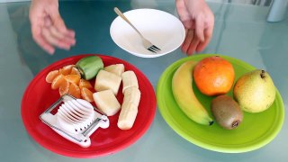 Obstsalat mit Eierschneider schnell machen! - Make fruit salad with egg cutter quickly!-gVeVPmJN-EI