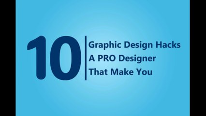 10 thinks that a designer should know