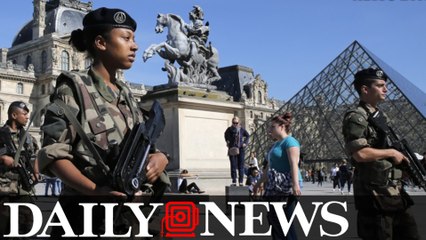 Soldier Guns Down Machete-Wielding Suspected Terrorist At The Louvre Museum In Paris