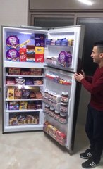 Ce frigo est fait pour vous qui aimez le chocolat... Kiffez bien!