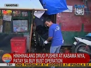 UB: Hinihinalang drug pusher at kasama niya, patay sa buy bust operation sa Navotas