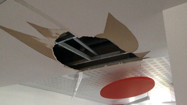 L'internat du lycée Rabelais détruit par l'inondation