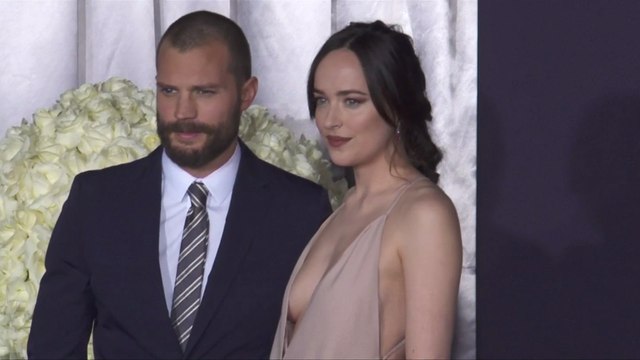 Dakota Johnson and Jamie Dornan turn out for Fifty Shades Darker premiere