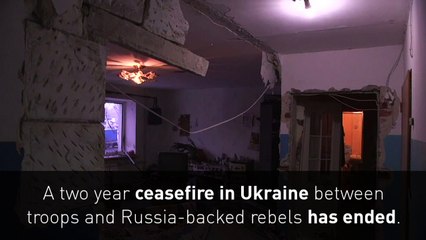Ceasefire in Ukraine comes to a violent end