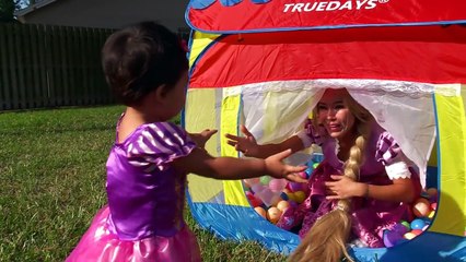 Skeleton vs Rapunzel, Rapunzel Baby, Spiderman, Crying baby, Frozen Elsa, Ariel Little mer