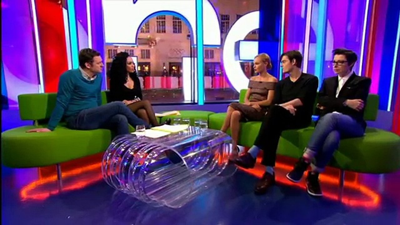 SS-GB  Nazi Drama Sam Riley  Kate Bosworth Interview the one show.18