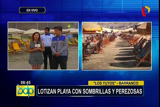 Barranco: lotizan playa ‘Los Yuyos’ con sombrillas y perezosas