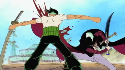 Análise zoro vs mihawk