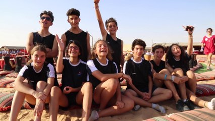 Message de soutien à Paris 2024 de la part du lycée libanais de Dubaï