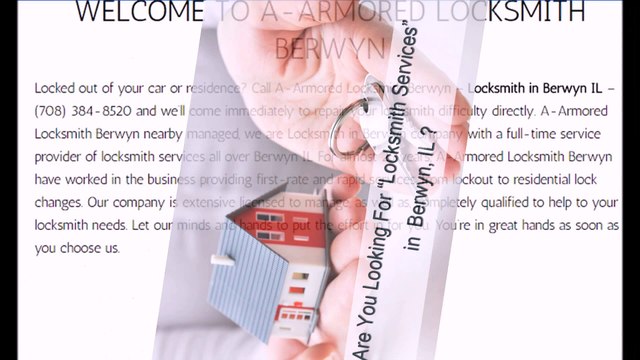 Locksmith Services Berwyn | Call us (708) 384-8520