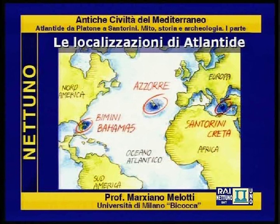 Antiche civiltà del Mediterraneo - Lez 03 - Atlantide da Platone a Santorino. Mito, storia e archeologia
