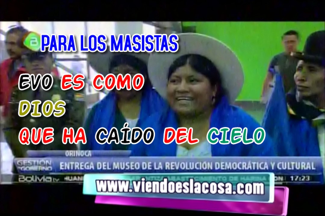 Para Juanita Ancieta, Evo es como dios que ha caído del cielo