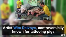 Man Sells His Tattooed Skin To An Art Dealer Who Will Skin Him When He Dies