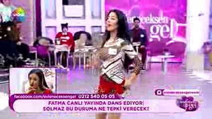 Fatma mı- Solmaz mı- - Solmaz Fatma'nın dansına karşılık verdi