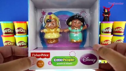 GIANT ALADDIN Surprise Egg Play Doh - Disney Movie Toys Minecraft Marvel Shopkins