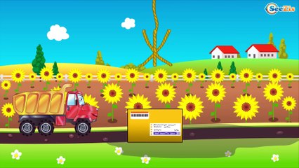 The Truck Adventures with Garbage Truck. Cars & Trucks Cartoons for children 34 Episode