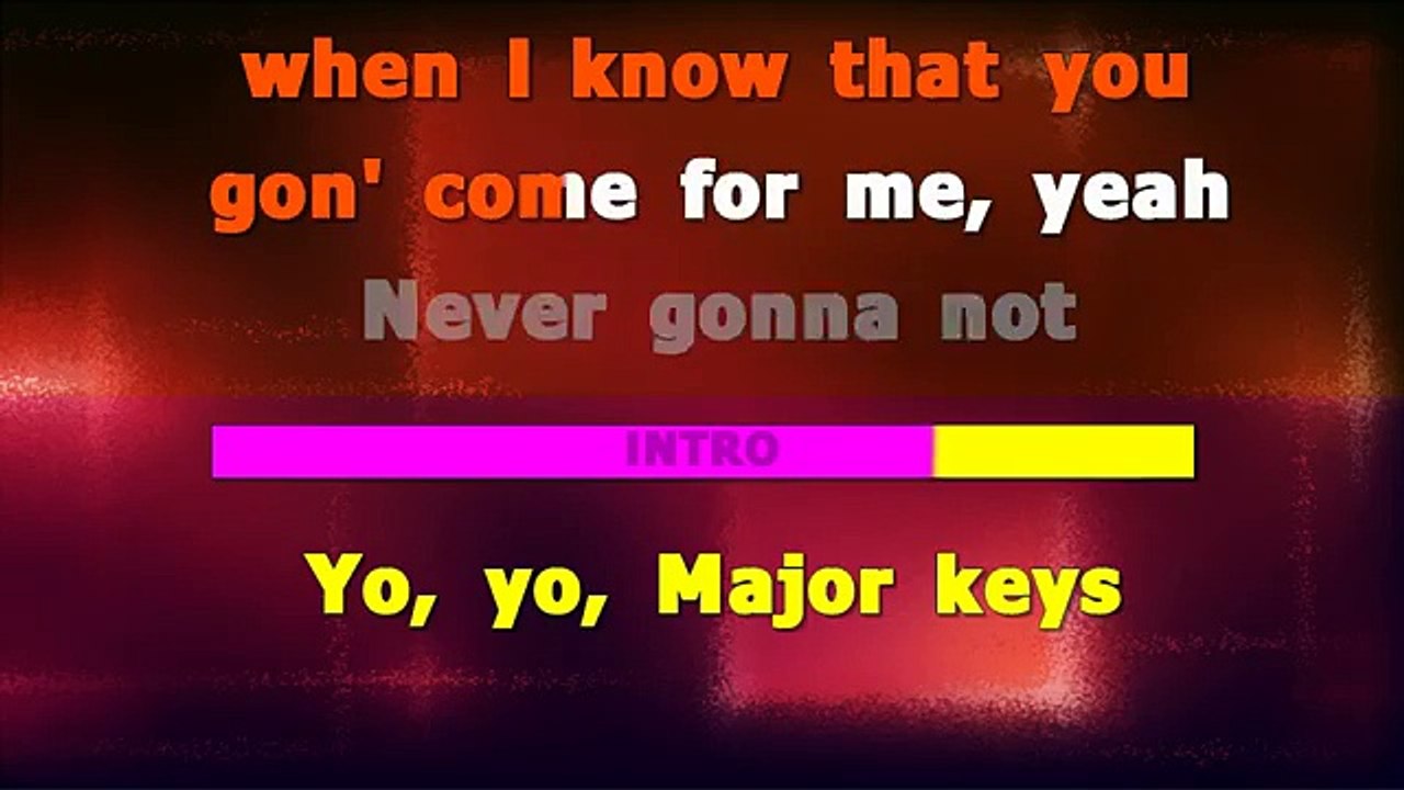 Major Lazer feat PARTYNEXTDOOR & Nicki Minaj - Run up KARAOKE / INSTRUMENTAL