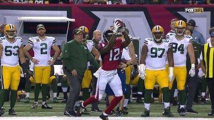 Matt Ryan fires pass to Mohamed Sanu for 16-yard gain