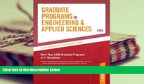BEST PDF  Grad Guides BK5: Engineer/Appld Scis 2009 (Peterson s Graduate Programs in Engineering