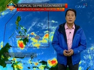 Bagyong Marce, inaasahang magla-landfall sa Surigao provinces at tumawid sa Visayas