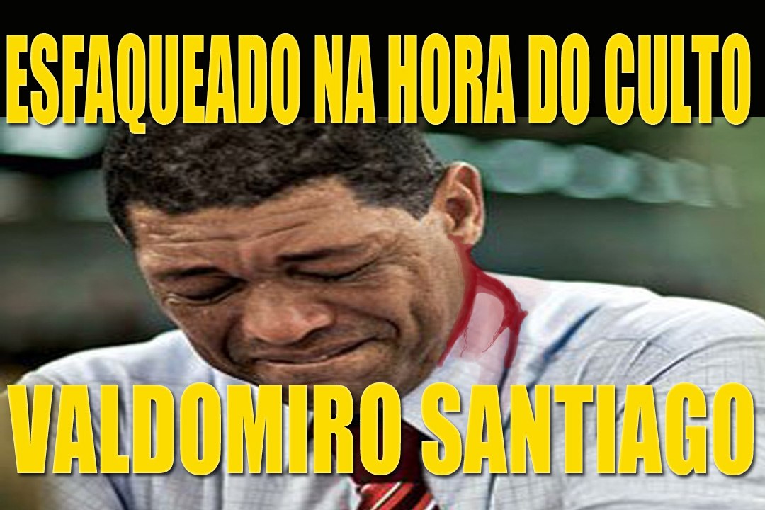 Valdemiro Santiago é esfaqueado na hora do culto   Cenas fortes