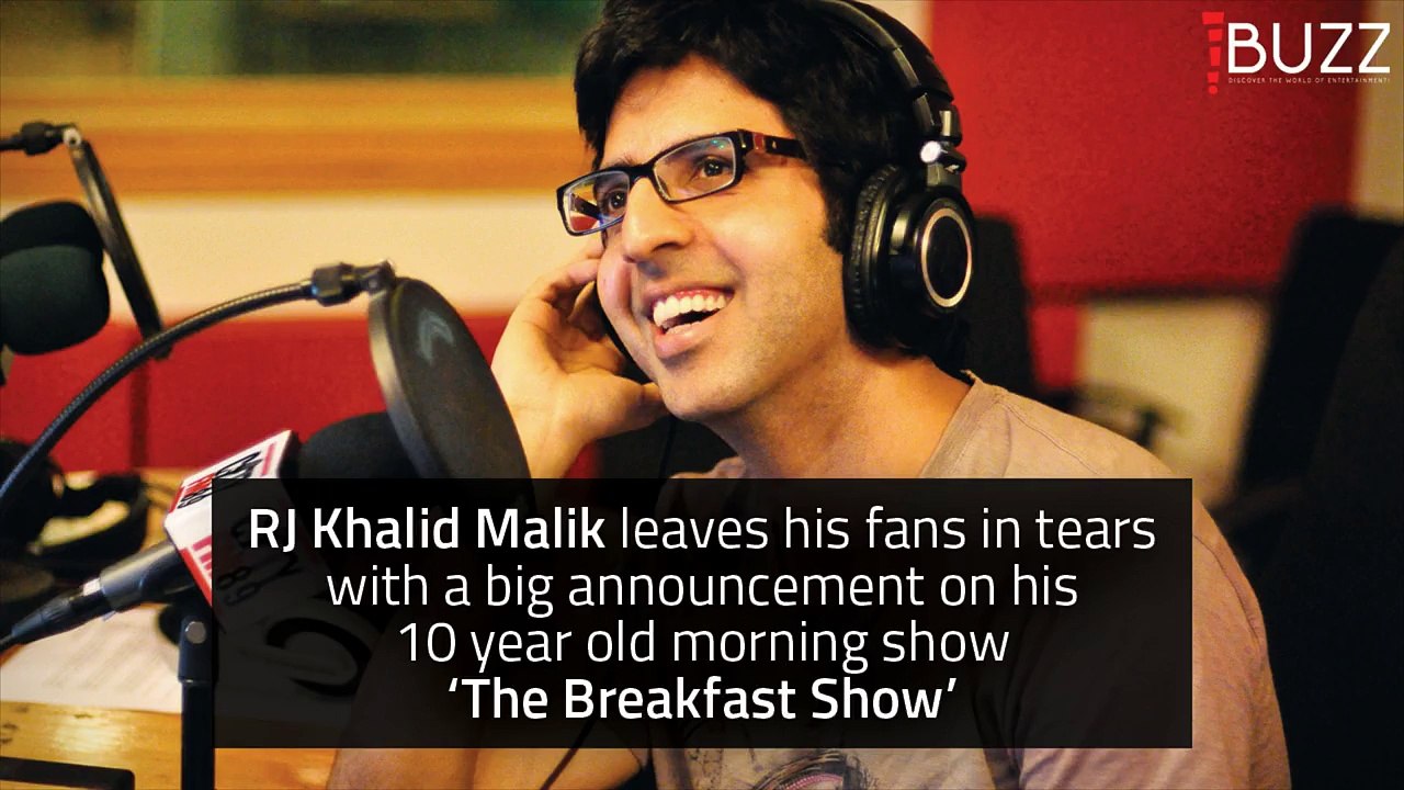 RJ Khalid Malik leaving speech