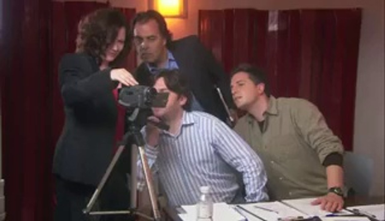 George Michael and Ricky Gervais