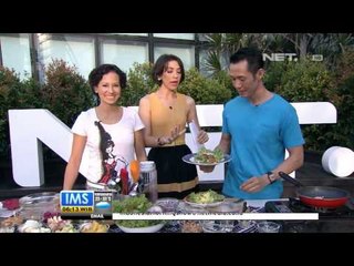 IMS - Let's Cook salad mangga muda dengan udang bumbu thailand dan Fruit salad
