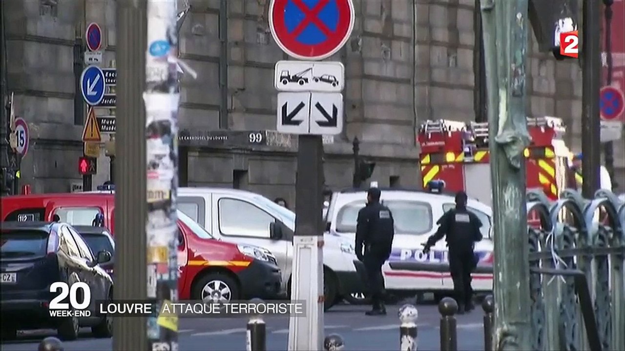 Attaque au Louvre : un homme a attaqué un militaire à l'arme blanche
