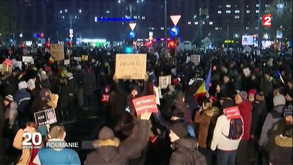 Roumanie : manifestations contre la corruption à Bucarest