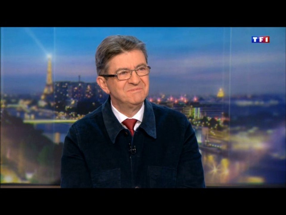 Jean-Luc Mélenchon invité au Journal de 20h de TF1 le 03/02/2017