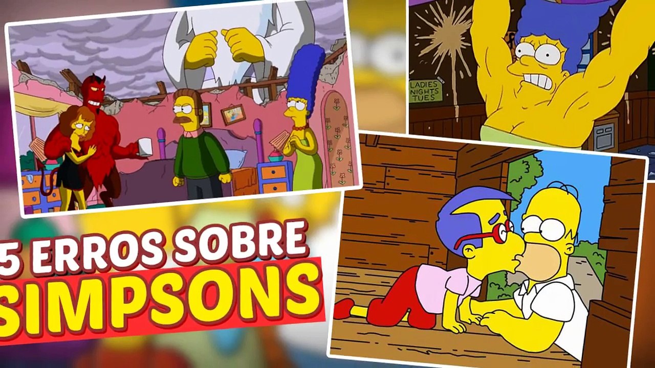 5 ERROS EM OS SIMPSONS QUE VOCÊ NÃO PERCEBEU   Mundo Curioso