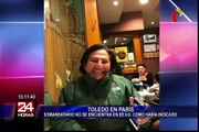 Fotografías muestran a Alejandro Toledo paseando por París