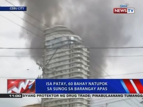 NewsTVLive: Isa patay, 60 bahay natupok sa sunog sa barangay Apas