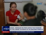 Saksi: Babae, hiningan ng pera kapalit ng pagbawi sa 'kill order' sa kanya at sa kanyang pamilya