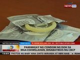 BT: Pamimigay ng condom ng DOH sa mga eskwelehan, binabitikos ng CBCP