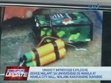 Umano'y IED malapit sa Universidad De Manila at Manila City Hall, walang kakayahang sumabog