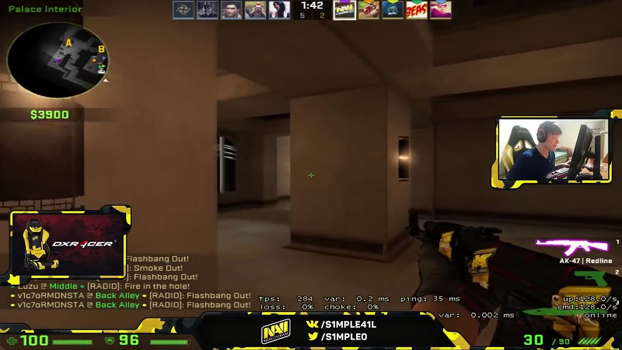 CS:GO - s1mple ScreaM style plays