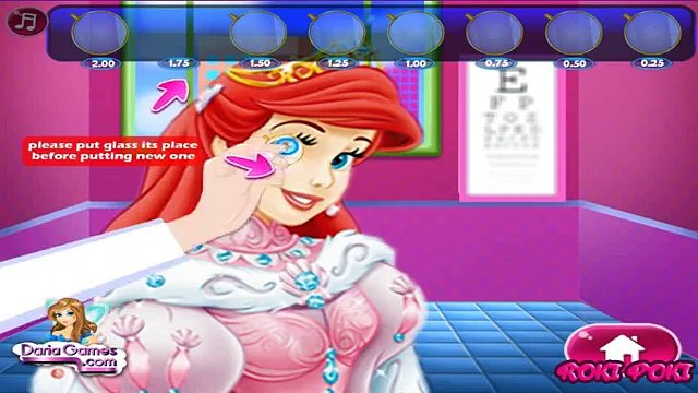 PRINCESA DISNEY ARIEL TIENE PROBLEMAS EN LOS OJOS! - DISNEY PRINCESS ARIEL EYE TREATMENT DOCTOR!