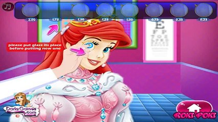 PRINCESA DISNEY ARIEL TIENE PROBLEMAS EN LOS OJOS! - DISNEY PRINCESS ARIEL EYE TREATMENT DOCTOR!