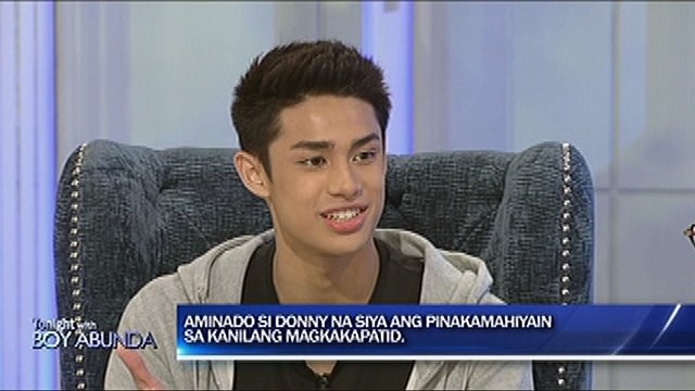 20170203-tonightboy_Donny, sanay na sa mata ng publiko dahil sa kanyang mga magulang