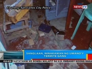 BP: Sanglaan, ninakawan ng umano'y termite gang