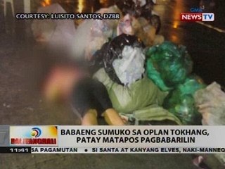 BT: Babaeng sumuko sa Oplan Tokhang, patay matapos pagbabarilin