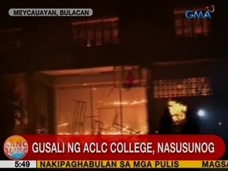 UB: Gusali ng ACLC college, nasusunog sa Meycauayan, Bulacan