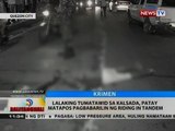 BT: Lalaking tumatawid sa kalsada, patay matapos pagbabarilin ng riding in tandem