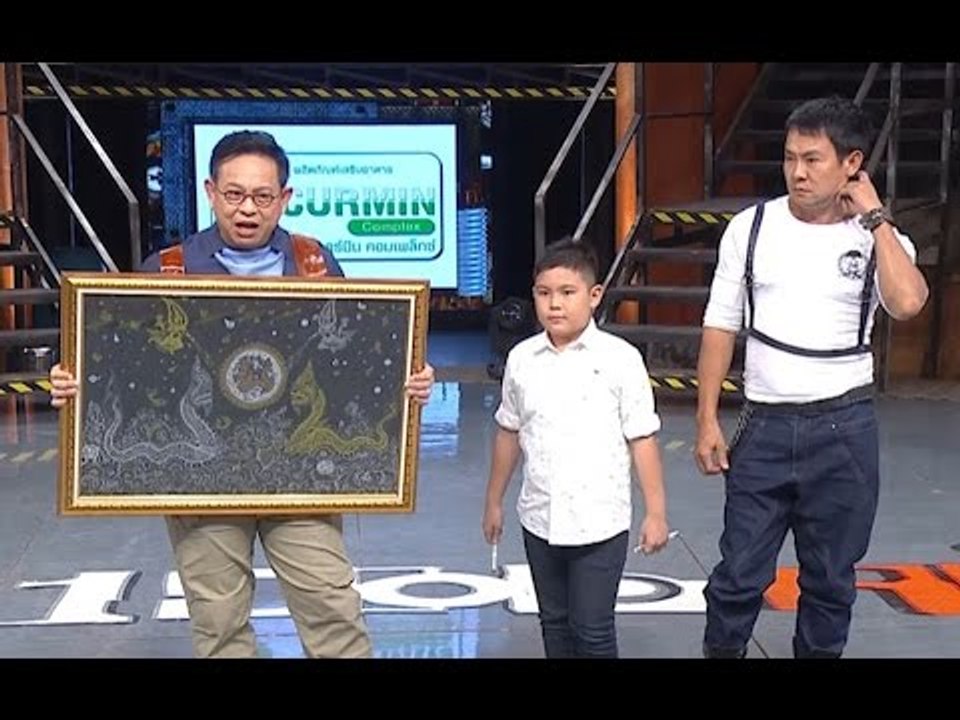 โชว์.. "น้องภูผา วาดภาพลายไทย" ..{ เกมพันหน้า 31 พ.ค. 58 }