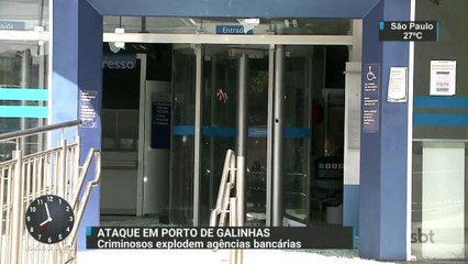 Quadrilha explode duas agências bancárias em Porto de Galinhas