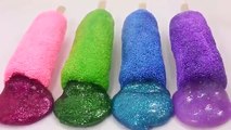 Learn Colors Crystal Slime Numbers Counting Colors Foam Clay Icecream Glitter Slime