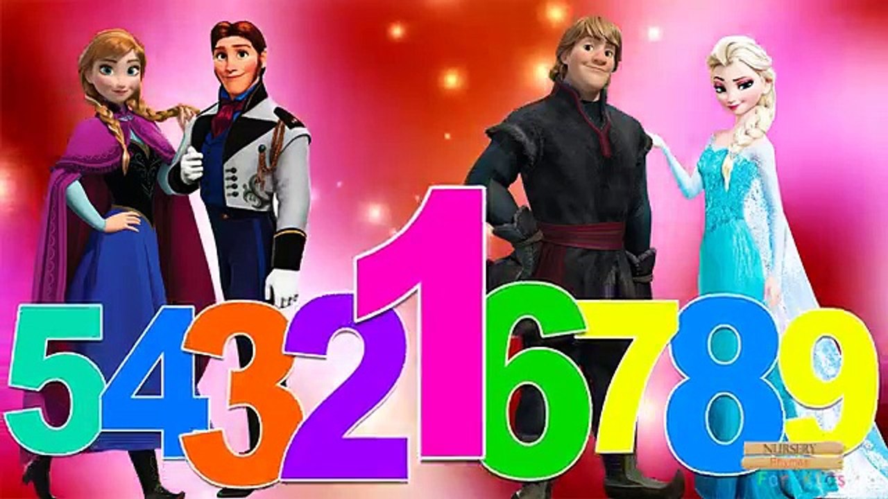 Frozen Elsa Kristoff 123 Song For Children | Frozen 123 Number Songs | Children Nursery Rhymes