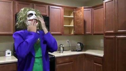 JOKER VAMPIRE w/ Toilet Poop ATTACK! Spiderman Joker Dracula ELSA Poo Balls Toys! Superheroes IRL